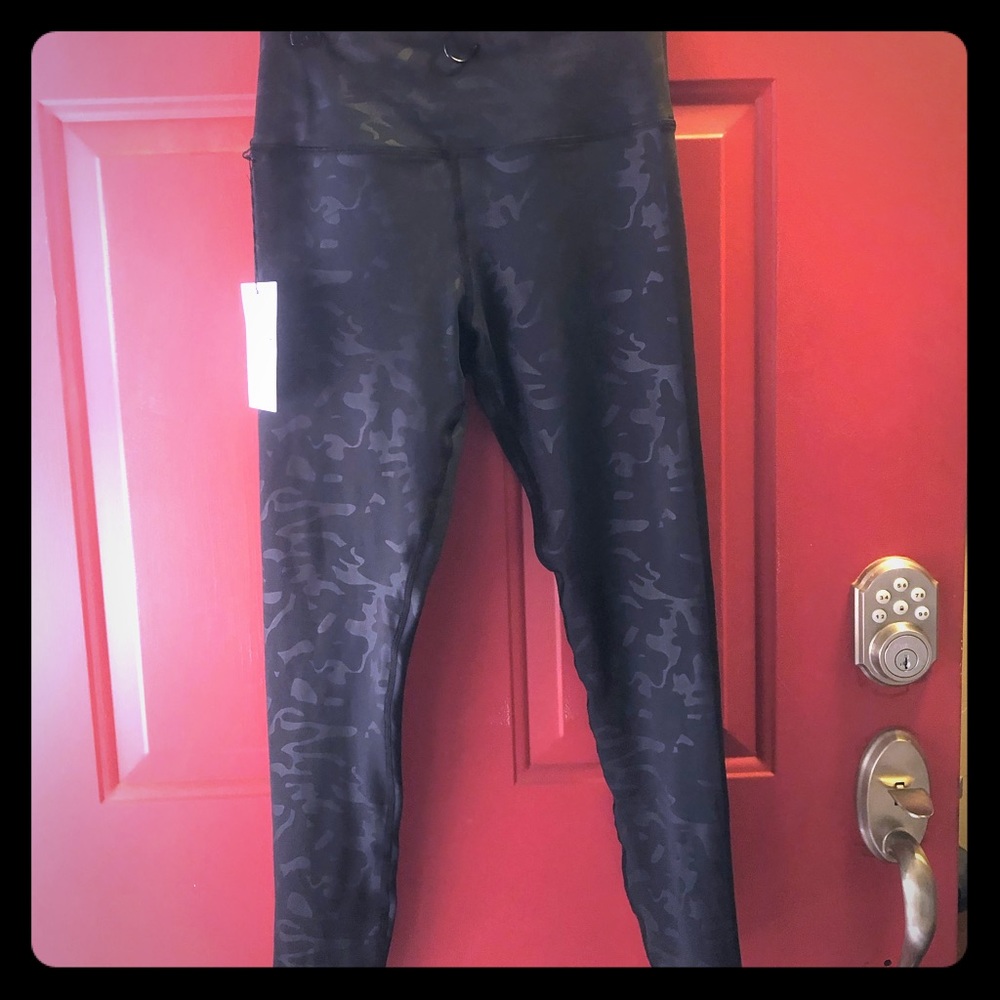 ZYIA BLACK CAMO TIGHTS